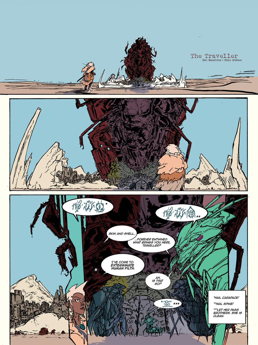 mm_mmm's tweet photo. pages 2-3 from my #NemesisEnforcer short. Script by @bigmachamilton #newcomix #riseseattle http://t.co/2AQHBKbNlH