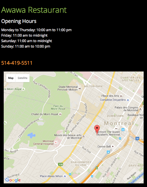 AwawaRestoMTL's tweet photo. Located at 1425 Drummond Street, Awawa is the perfect place to indulge in a unique experience. http://t.co/5Cz0Wu37K6