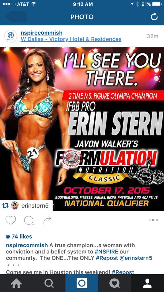 JSSCEO's tweet photo. Come join us and meet the one and only 2x Ms Figure Olympia @ErinFAST this weekend!  #Nspire #ItsHowWeLive http://t.co/t538SjCA1i