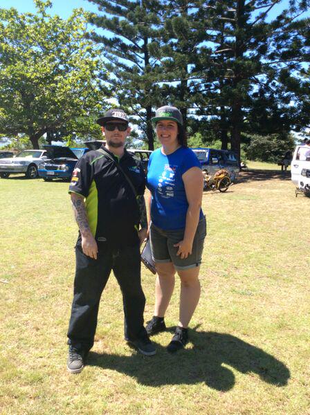 TestOneizms's tweet image. 'I just love minitruckin' and everything that comes along with it' - Kerri Deroux (right) #wrongturncruise