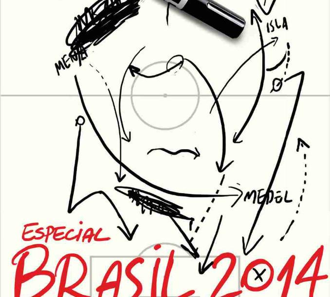 Revista_Sabado's tweet photo. La ilustración de @oleismos ganó el premio a la Mejor Portada Actualidad de los #MAGs2015 http://t.co/fpvXvlEDUv http://t.co/SVl4ry4CfI