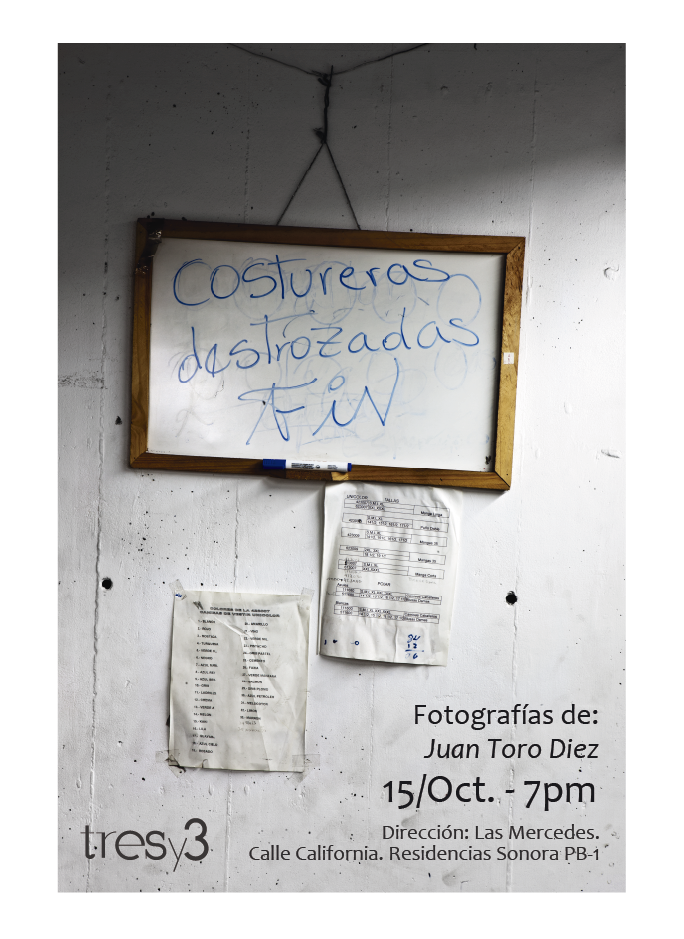 {NotiSapiens} #HOY JUEVES #15Oct / <a href="/CulturaTRESy3/">culturatresy3</a> inaugura exposición del fotógrafo <a href="/juantorodiez/">Juan Toro</a> / #EntradaLibre.