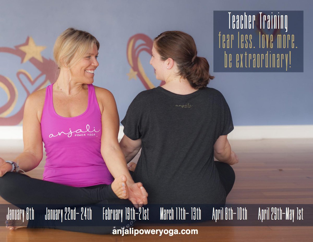 AnjaliPowerYoga's tweet photo. SHARE YOUR LOVE! ANJALI TEACHER TRAINING IS SCHEDULE UP! http://t.co/q03BcqEtUs