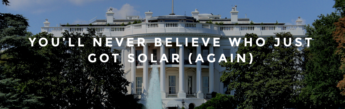 RogueEnergyTeam's tweet photo. You'll Never Believe Who Just Got #Solar (Again): http://t.co/oeB4MgEABo http://t.co/AKbqjrlQjJ