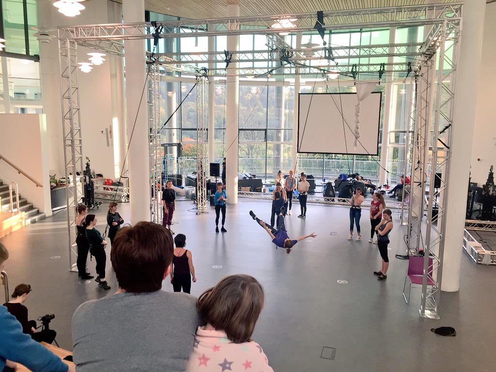 RGULibrary's tweet photo. Happening now in RSE. Fully booked workshops - performances tomorrow!still tickets!
#DanceLive15 @citymovesdance http://t.co/WKWWgSgfex