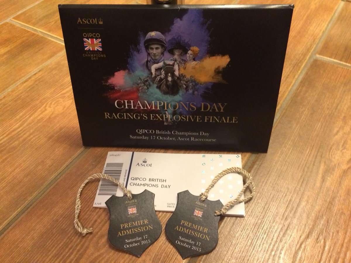 ptaylor442's tweet image. Got 2premier badges for champions day @Ascot Sat.DM if interested &amp;amp;can collect from Cambs.#QIPCO #ChampionsDay#ascot