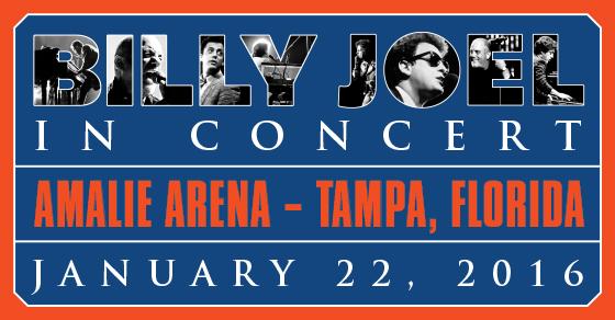 Amalie Arena Seating Chart Billy Joel