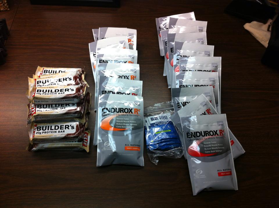 What's an event without swag bags?? Lame. Just a few of the items you'll find in your swag bag #cranksgivinglr