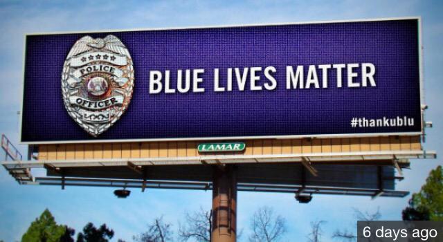 trytokeepup_5's tweet photo. Cops lives may matter but they the ones holding the gun! ✊🏾#blacklivesmatter this is a joke! http://t.co/85E34xk5Fc