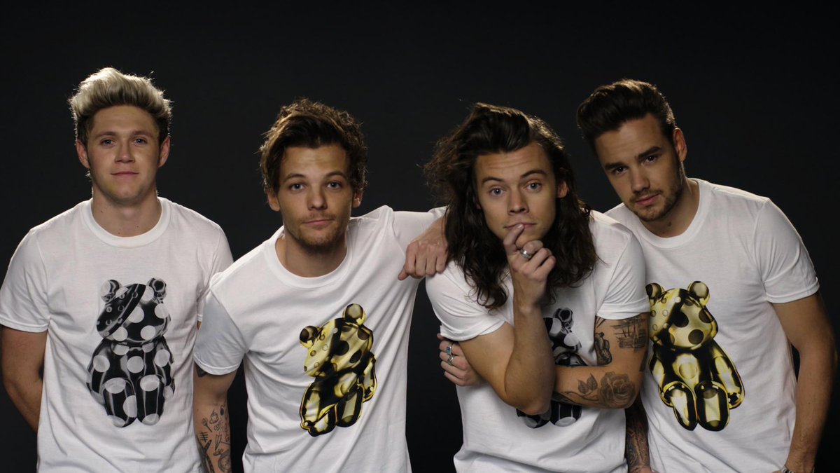 1D love the new @BBCCiN T-shirt by @gilesgilesgiles.Get yours at bbc.co.uk/Pudsey & show your support.