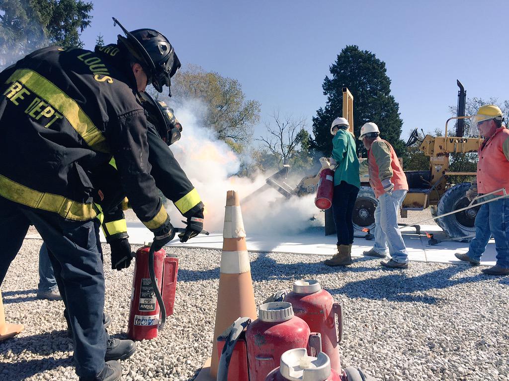 mniewald's tweet image. I'll just be over here, putting out natural gas fires 💅🏽 #FireSchool