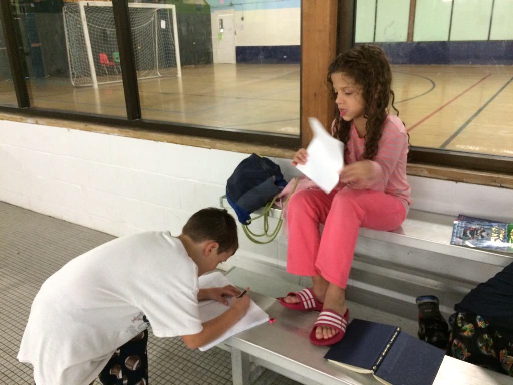 Warren friends helping each other do homework! #180DaysOfKindness <a href="/ClockerTalk/">Michael A. Caira, Jr.</a>