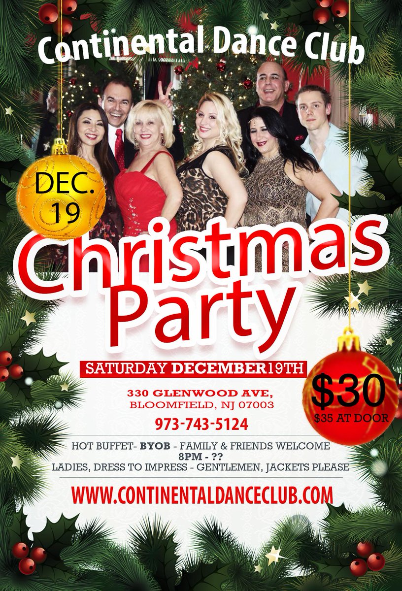 FeliciaLeeBanks's tweet image. Continental&apos;s annual Christmas party! December 19th, 8pm! #dancetilyoudrop #njsalsa #fun