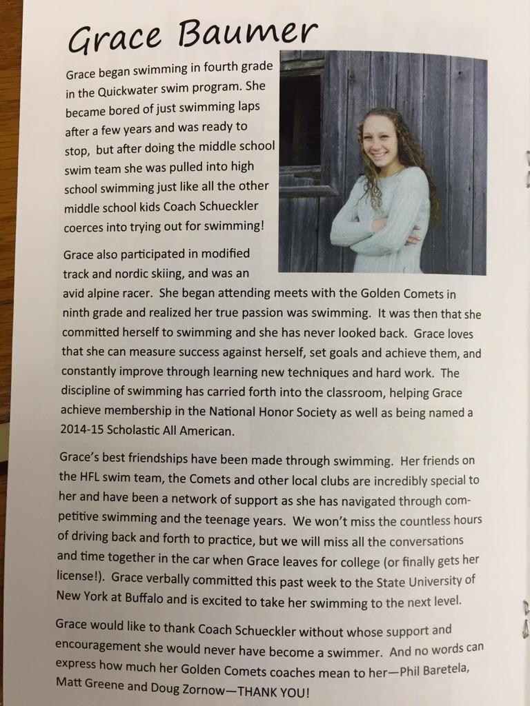 Here is an in depth look at our senior swimmers