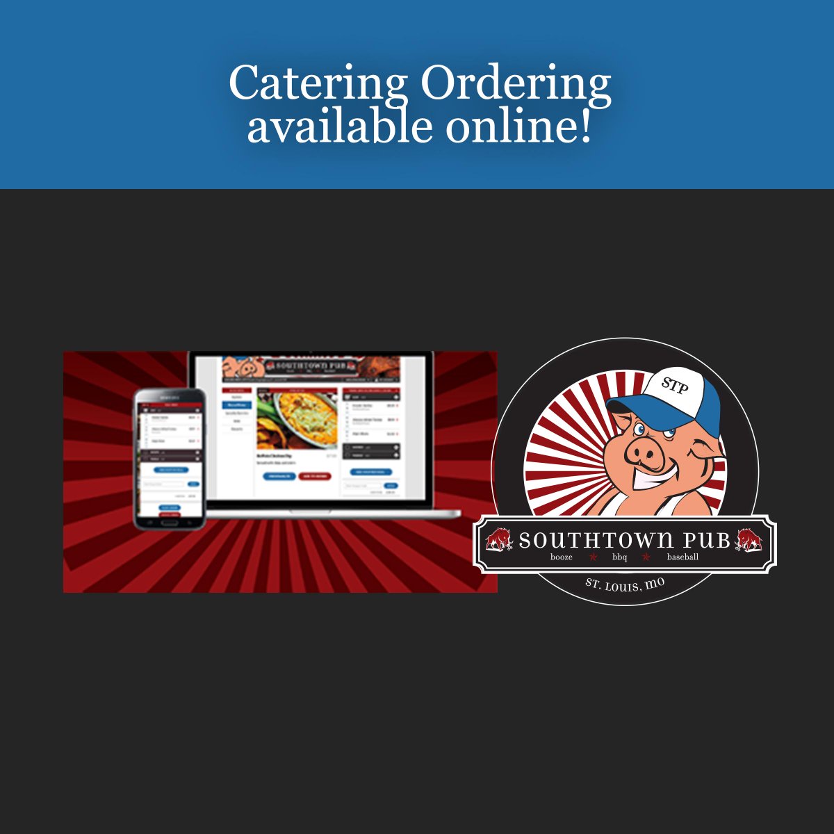 SouthtownPub's tweet photo. Order your catering options online today! http://t.co/440Wfuh7WL http://t.co/YwQeXG90vf