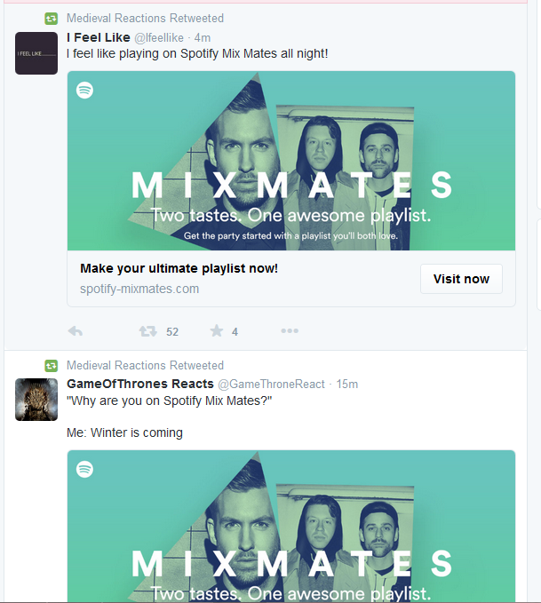 cemhend's tweet photo. Hey, after my #babel15 presentation, I finally am online to screencap when @MedievalReacts does an ad spam! http://t.co/DtWX7ArCan