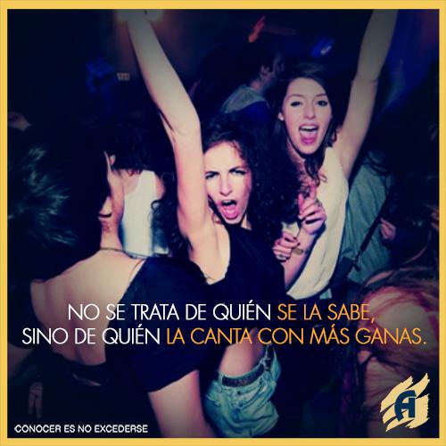 ¡Hoy cantaremos a todo pulmón!