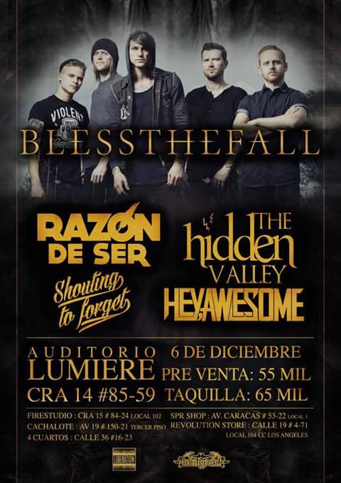 DavidJarcore's tweet image. Ay pero que es esta belleza de Cartel!! Felicitaciones a @TheHiddenValley @ShoutingTF @HeyAwesomeband @razon_de_ser