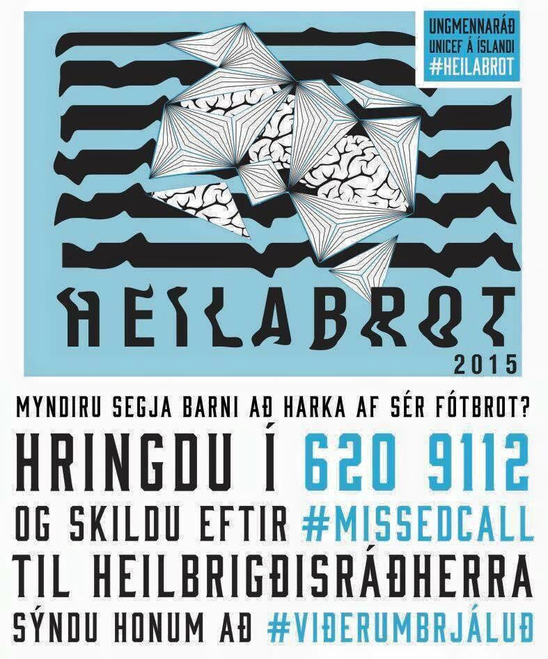 Myndiru segja barni að harka af sér fótbrot? #missedcall #viðerumbrjáluð #heilabrot