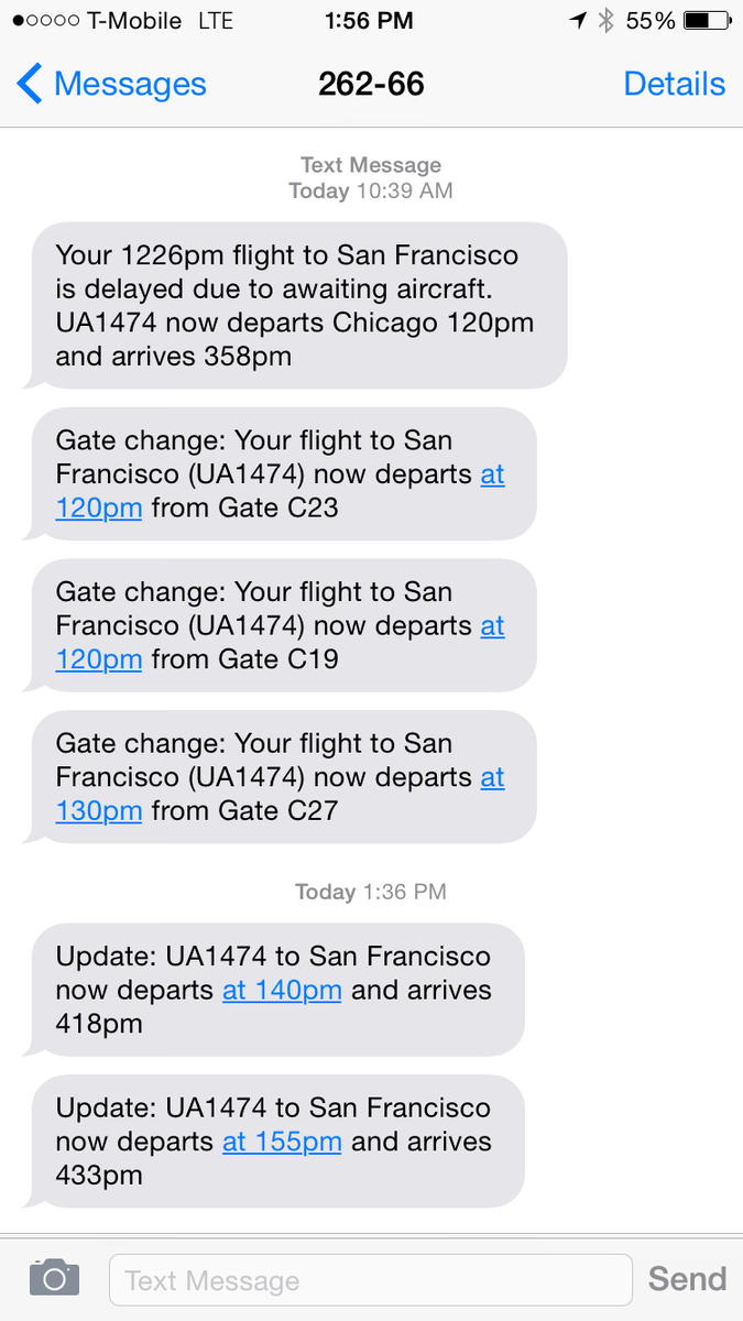 ennov8's tweet photo. Maybe @united should make up its mind right quick. Since it's 2:01 and all &amp; we're still grounded http://t.co/kb3j63gkDo