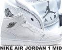 13700円 クーポン対象外商品【送料無料　ナイキ　ジョーダン】NIKE AIR JORDAN 1 MID wht/c.gry-wht #楽天 hb.afl.rakuten.co.jp/hgc/g00prop2.5…