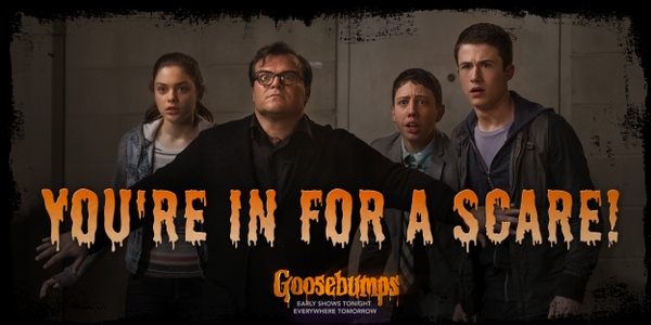 CountryGirl0686's tweet photo. Be the first to see #GoosebumpsMovie. Early show starts tonight! - http://t.co/84VMYbiFrw http://t.co/jGhzL4Vt93