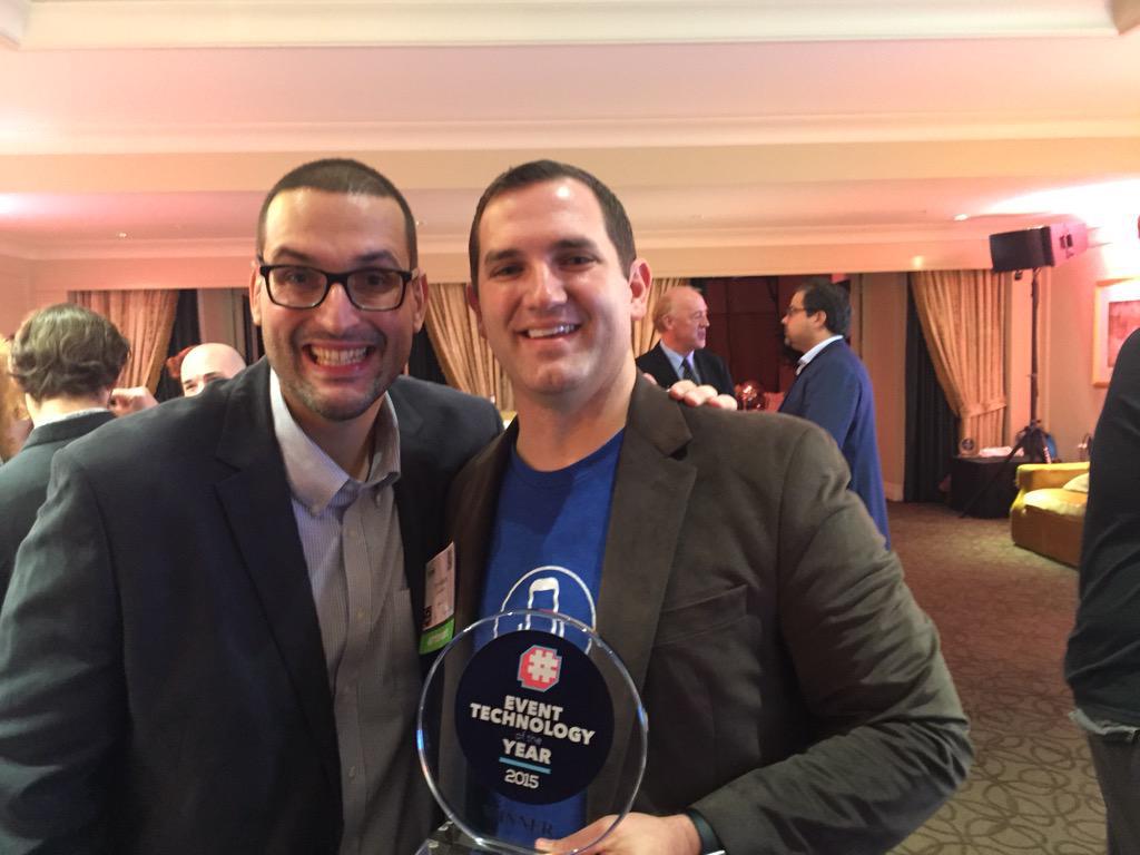 crowdmics's tweet photo. We are so honored to be named Event Tech of the Year! http://t.co/Vic5e1LVoU Representing #yesphx #eventprofs #tech http://t.co/FoQpsByZs2