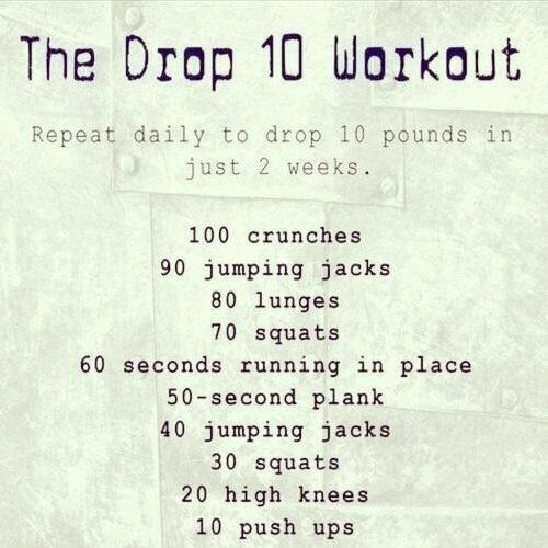 BestProFitness's tweet image. Drop 10 workout