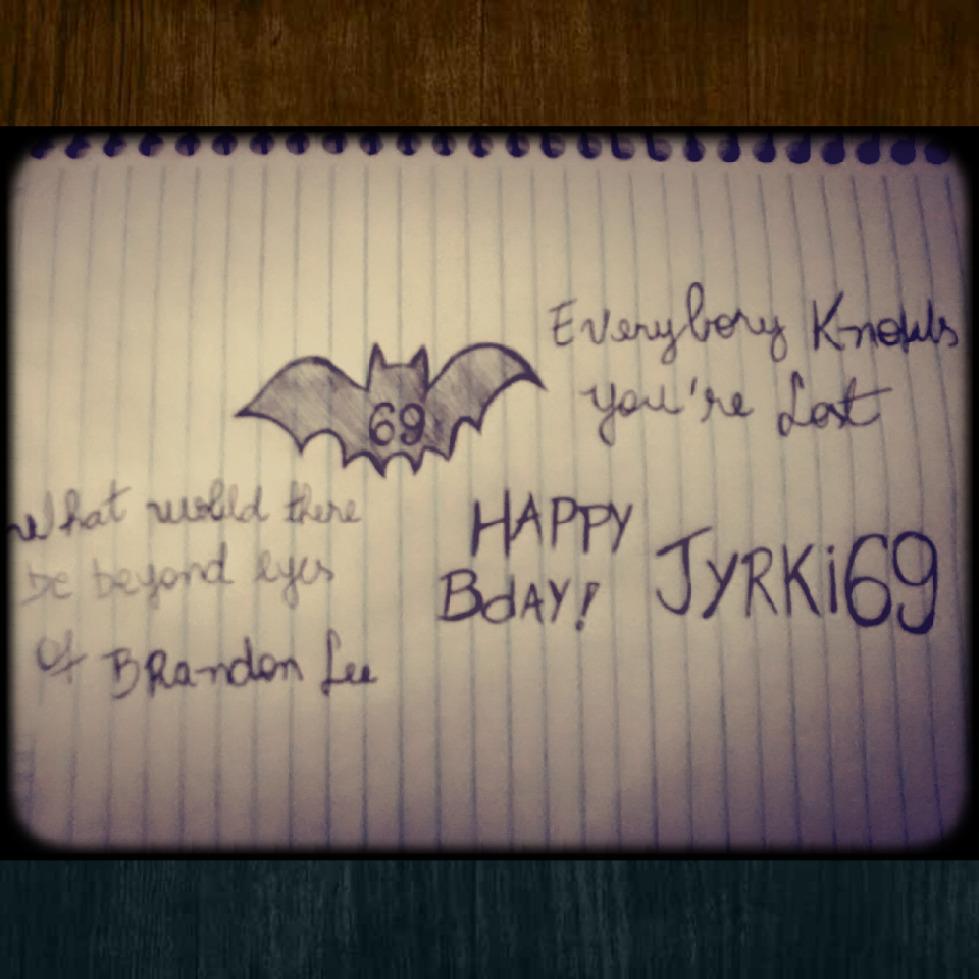  Happy Bday Jyrki 69! More goth n roll for us \\m/ Love U  Come to Brazil 