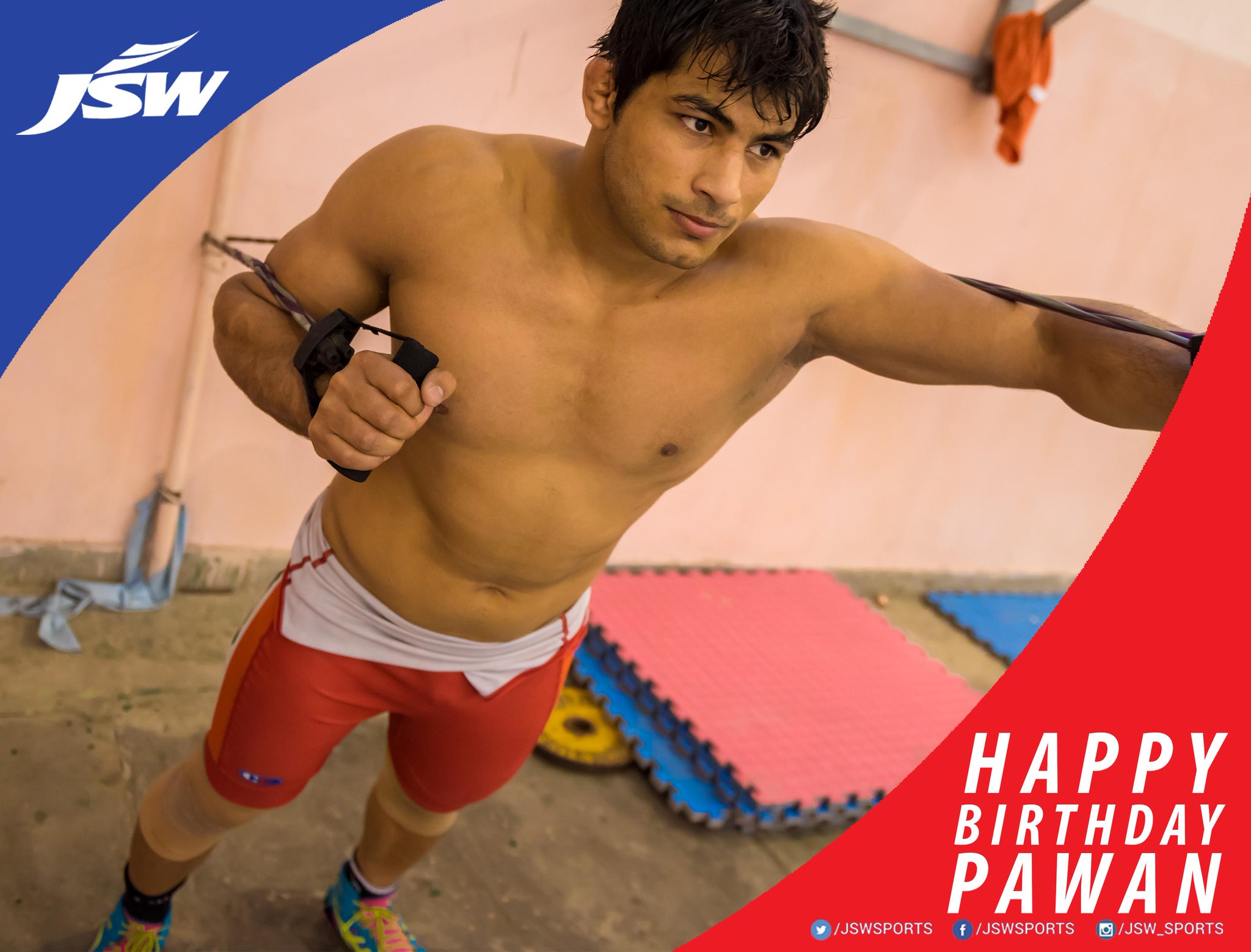  wishes 86-kg 2014 Commonwealth Games bronze medal winning wrestler Pawan Kumar a very Happy Birthday! 