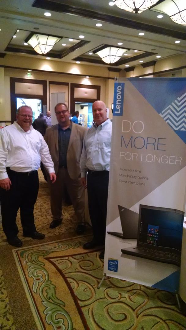 Robatlenovo's tweet photo. Matt wishing with the sales VP's at customer connect.  @mattatlenovo @PoldhamOldham @taylor_jeff http://t.co/xDWoFq6ASm