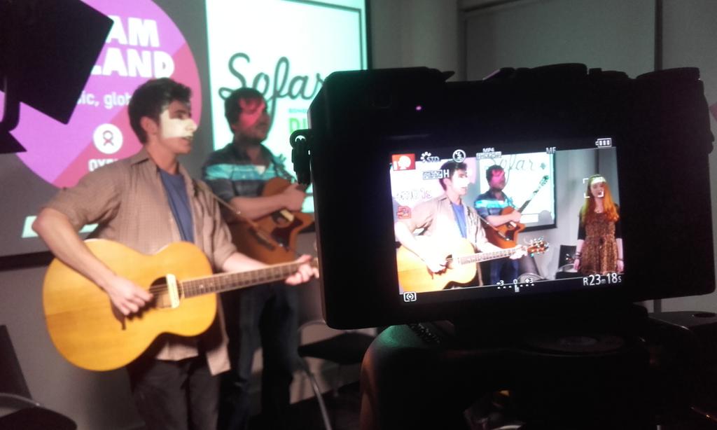 The Beautiful harmonies of <a href="/Tenderlore/">Tenderlore</a> finished off Sofar October at <a href="/OxfamIreland/">Oxfam Ireland</a>