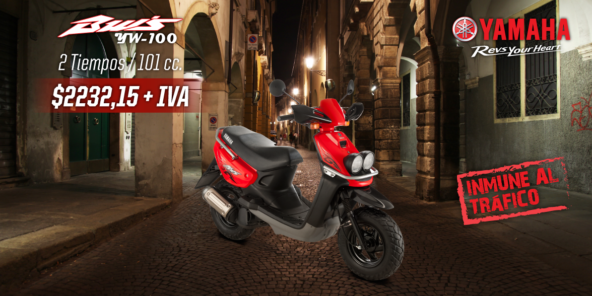 ¡Nunca más llegues tarde!

Adquiere hoy mismo tu #BW´S y vuélvete inmune al tráfico...

#Yamaha