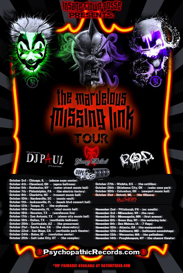 NoiseFromThePit's tweet photo. @Icp live this Sunday at @SSBallroom for the #MarvelousMissingLink tour @Faygoluvers http://t.co/cwJ8aDABxR http://t.co/EWQ3RwlLxn