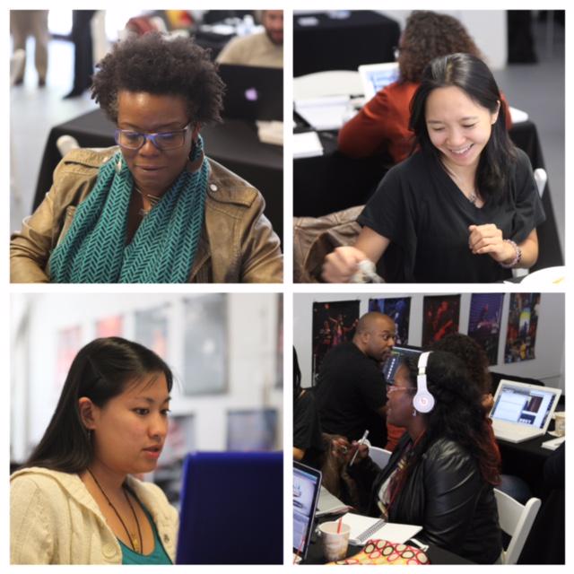BLKPublicMedia's tweet photo. #Hack360 Team @BlkBroadwayOnU has their eye on the prize! Presentations 2 judges starts now! Lets go! #transparencia http://t.co/IRzIwpHB7y