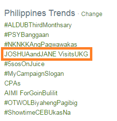 ukgdos's tweet photo. Maraming salamat po sa pagpapatrend mga Kapamilya! :) http://t.co/9oHIQFLg0V