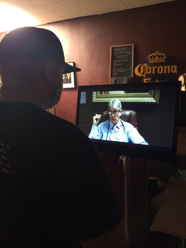 RunningWithFear's tweet image. Brian Farmer directing the great Eric Roberts in this upcoming horror feature! Day 1 is a wrap! @FANGORIA #horror