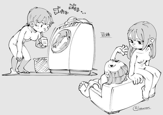 お絵描き:裸練(裸表現注意 