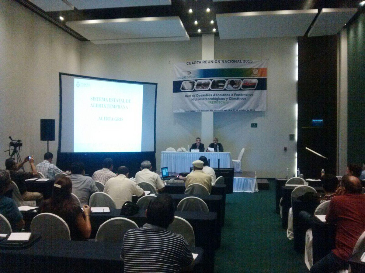 antoniohueto's tweet image. 4°Reunión Nacional &quot;Red d Desastres Asociados a Fenómenos Hidrometeorológicos y Climáticos. Tema:#AlertaGris #SPCV…