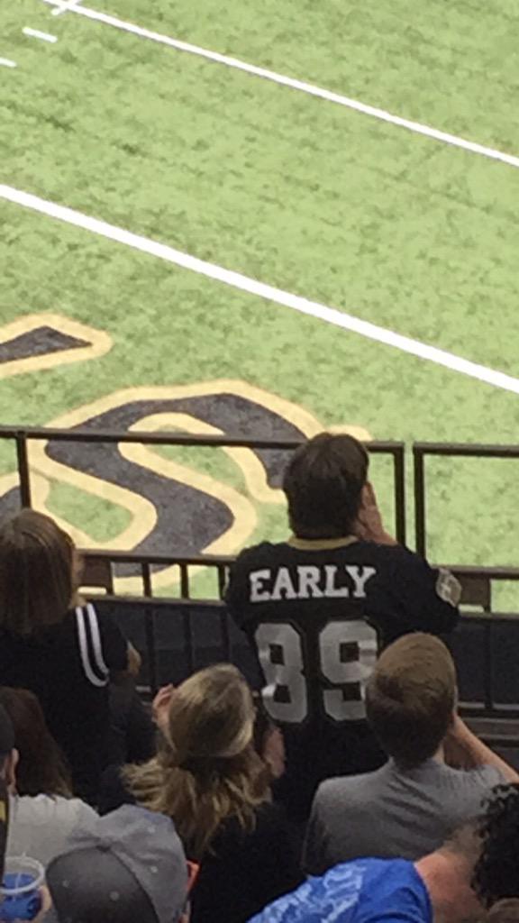 <a href="/dermotearley/">Dermot Earley</a> they even support the main man in New Orleans #LetsGoSaints
