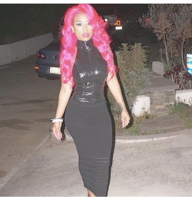 Happy birthday to this beautiful woman Keyshia Cole   one of my role models. She working that hair man 
