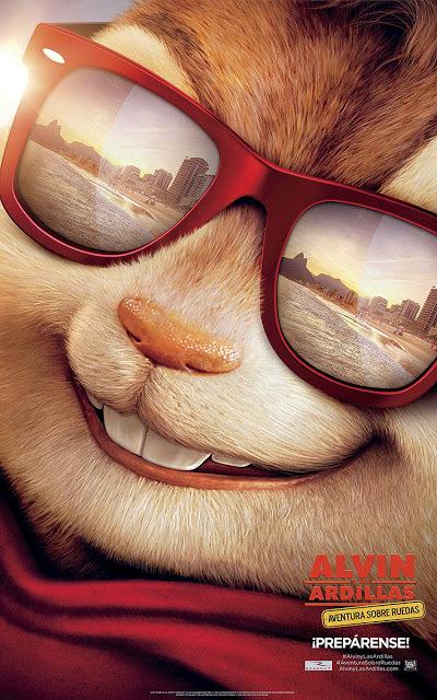 Alvin y las ardillas: aventura sobre ruedas