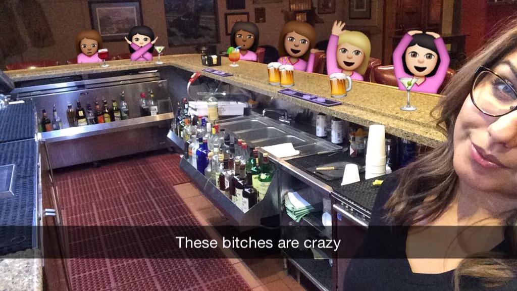 One of the funniest snaps I've ever made. #bartender #serverlife #membersonlyclub #40moreminutes