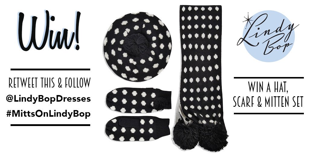 RT &amp; Follow <a href="/LindyBopDresses/">Lindy Bop</a> for the chance to win this cute set! #MittsOnLindyBop
T's&amp;C's: bop.li/1jAmfet