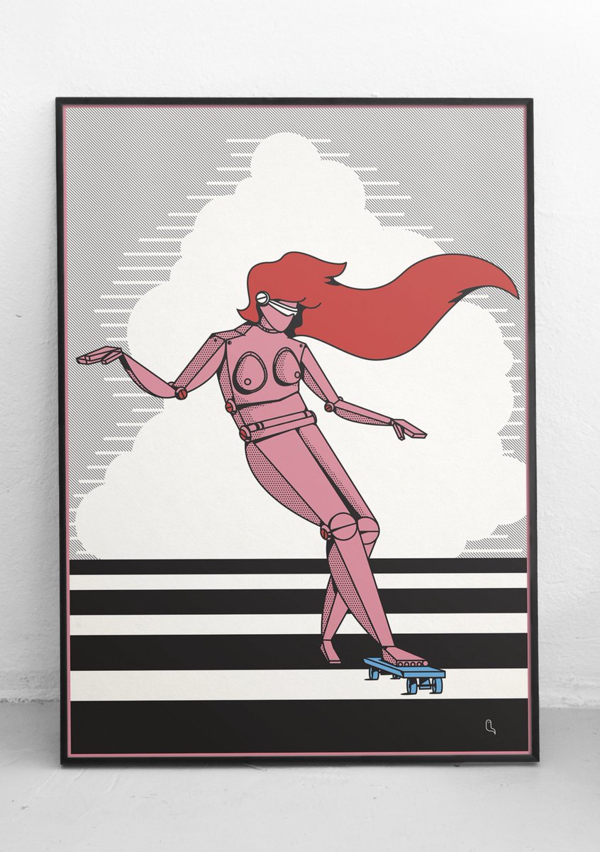 RyanDethy's tweet photo. Just received this amazing print for the "Boobs &amp; Boards" exhibition by @Happy_Tweeting &amp; printed by @theprintspace https://t.co/BPfEZAs84i