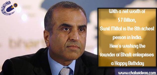 Here\s wishing Padma Bhushan Sunil Mittal a very Happy Birthday! 