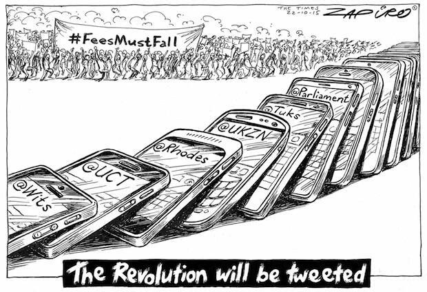 The revolution will be tweeted! ✊

#UnionBuilding 
#FeesMustFall
#NationalShutDown
#BooksNotBullets