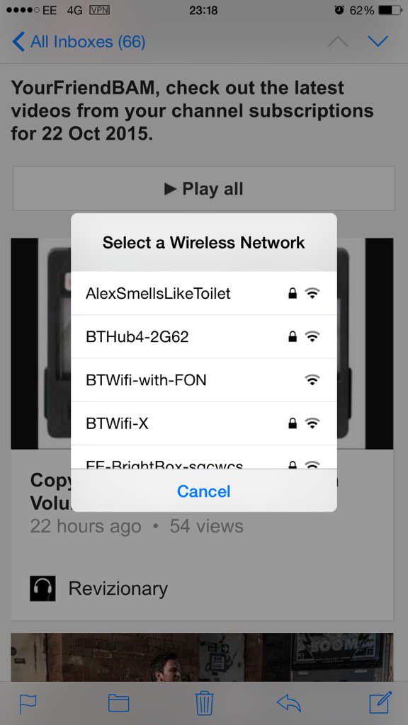 BenAllenBAM's tweet image. #bitharsh #wifinames #alexsmellsliketoilet