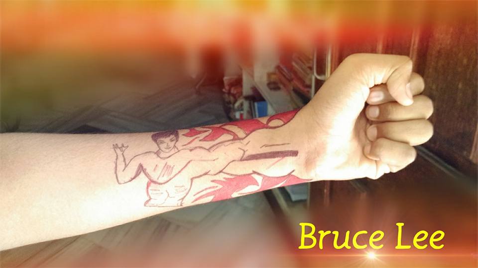 Bruce Lee tattoo King of tattoo  YouTube