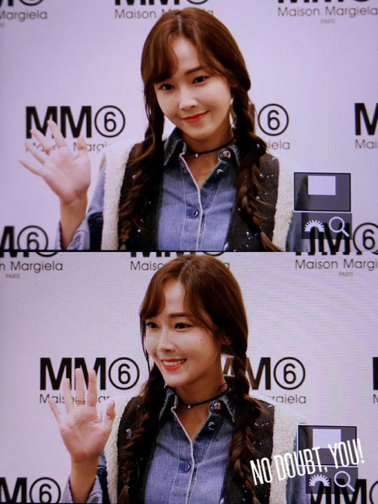 [PIC][23-10-2015]Jessica tham dự sự kiện của thương hiệu "MM6" vào chiều nay CR_Ug5gUEAAirmz